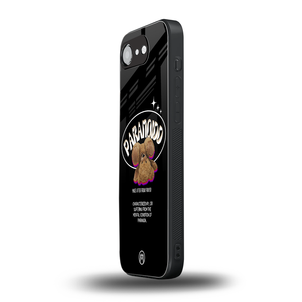 paranoid back phone cover | glass case for iphone 16e