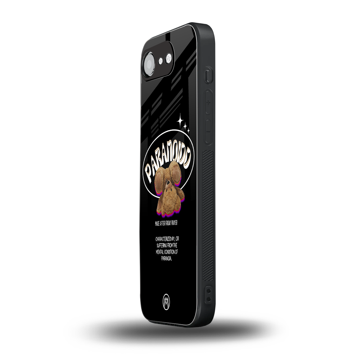 paranoid back phone cover | glass case for iphone 16e