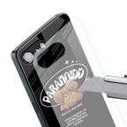 paranoid back phone cover | glass case for iphone 16e