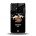 paranoid back phone cover | glass case for nothing phone 1