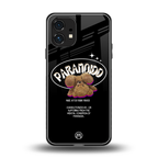 paranoid back phone cover | glass case for nothing phone 1
