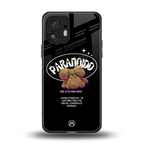 paranoid back phone cover | glass case for nothing phone 2