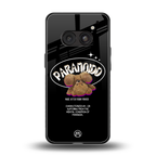paranoid back phone cover | glass case for nothing phone 2a