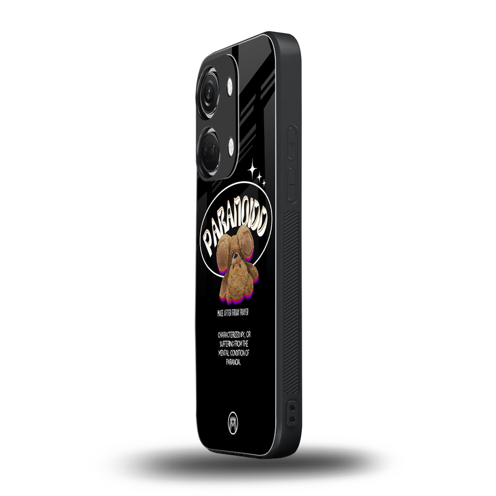 paranoid back phone cover | glass case for oneplus nord 3