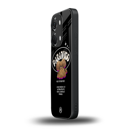 paranoid back phone cover | glass case for oneplus nord 3