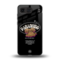paranoid back phone cover | glass case for oneplus nord 4