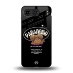 paranoid back phone cover | glass case for oneplus nord 4