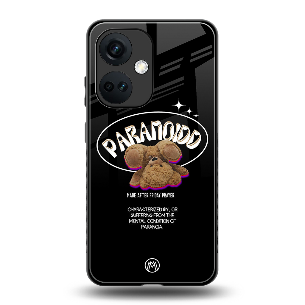 paranoid back phone cover | glass case for oneplus nord ce 3
