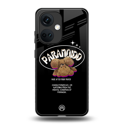 paranoid back phone cover | glass case for oneplus nord ce 3