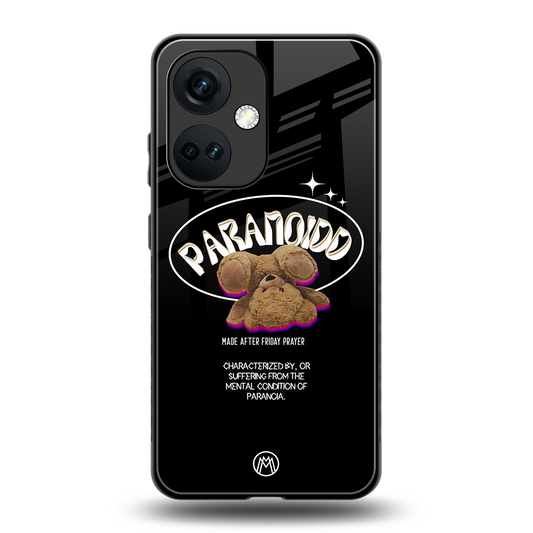 paranoid back phone cover | glass case for oneplus nord ce 3