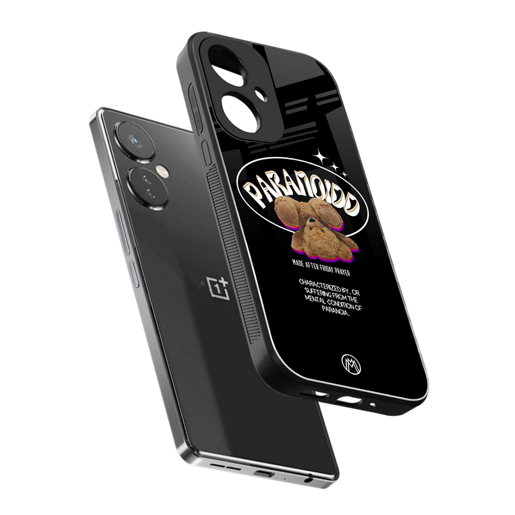 paranoid back phone cover | glass case for oneplus nord ce 3