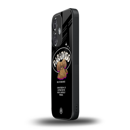 paranoid back phone cover | glass case for oneplus nord ce 3