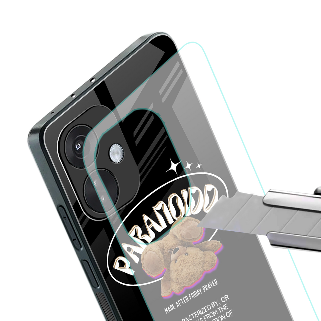 paranoid back phone cover | glass case for oneplus nord ce 3