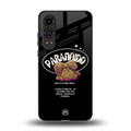paranoid back phone cover | glass case for oneplus nord ce 4 lite