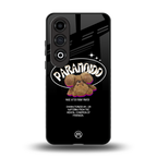 paranoid back phone cover | glass case for oneplus nord ce 4