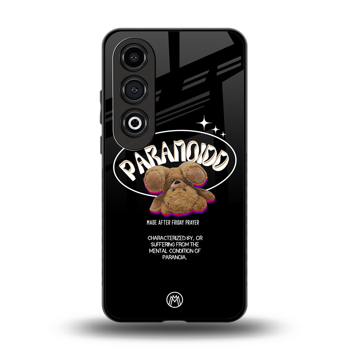paranoid back phone cover | glass case for oneplus nord ce 4