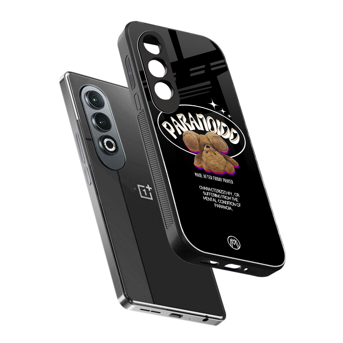 paranoid back phone cover | glass case for oneplus nord ce 4