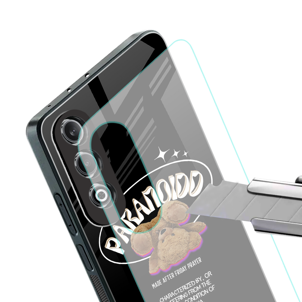 paranoid back phone cover | glass case for oneplus nord ce 4