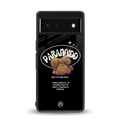 paranoid back phone cover | glass case for google pixel 6