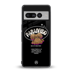 paranoid back phone cover | glass case for google pixel 7 pro