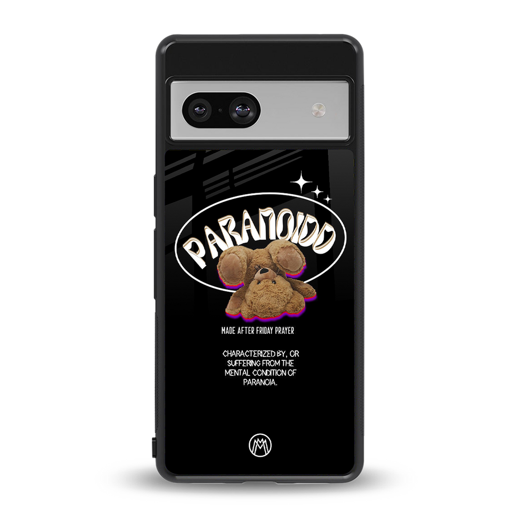 paranoid back phone cover | glass case for Google Pixel 7