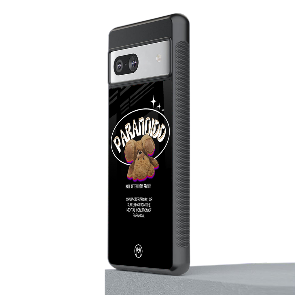 paranoid back phone cover | glass case for Google Pixel 7