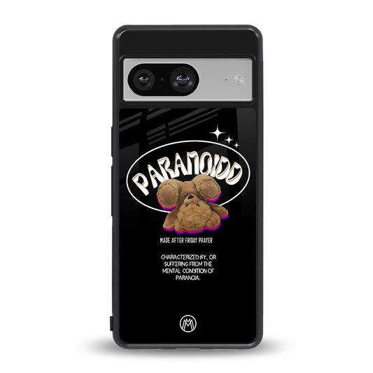 paranoid back phone cover | glass case for Google Pixel 8
