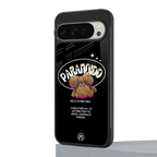 paranoid back phone cover | glass case for google pixel 9 pro