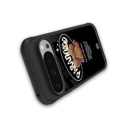 paranoid back phone cover | glass case for google pixel 9 pro