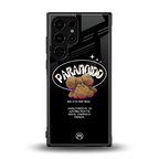 paranoid back phone cover | glass case for samsung galaxy s23 ultra