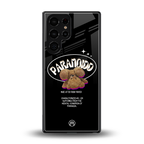 paranoid back phone cover | glass case for samsung galaxy s25 ultra