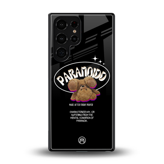 paranoid back phone cover | glass case for samsung galaxy s25 ultra