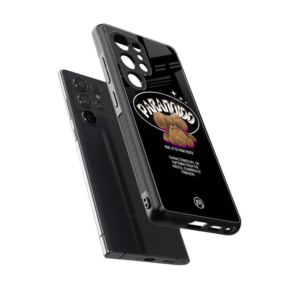 paranoid back phone cover | glass case for samsung galaxy s25 ultra