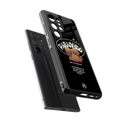 paranoid back phone cover | glass case for samsung galaxy s25 ultra