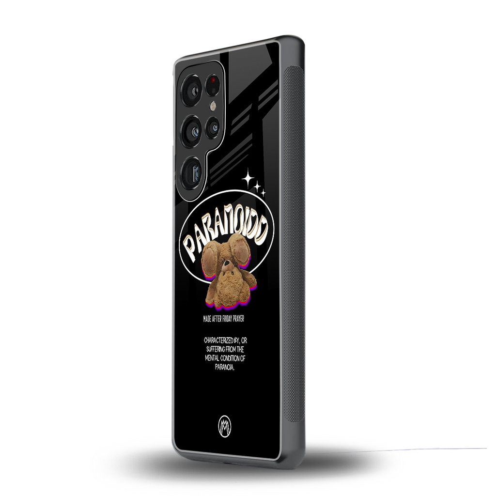 paranoid back phone cover | glass case for samsung galaxy s25 ultra
