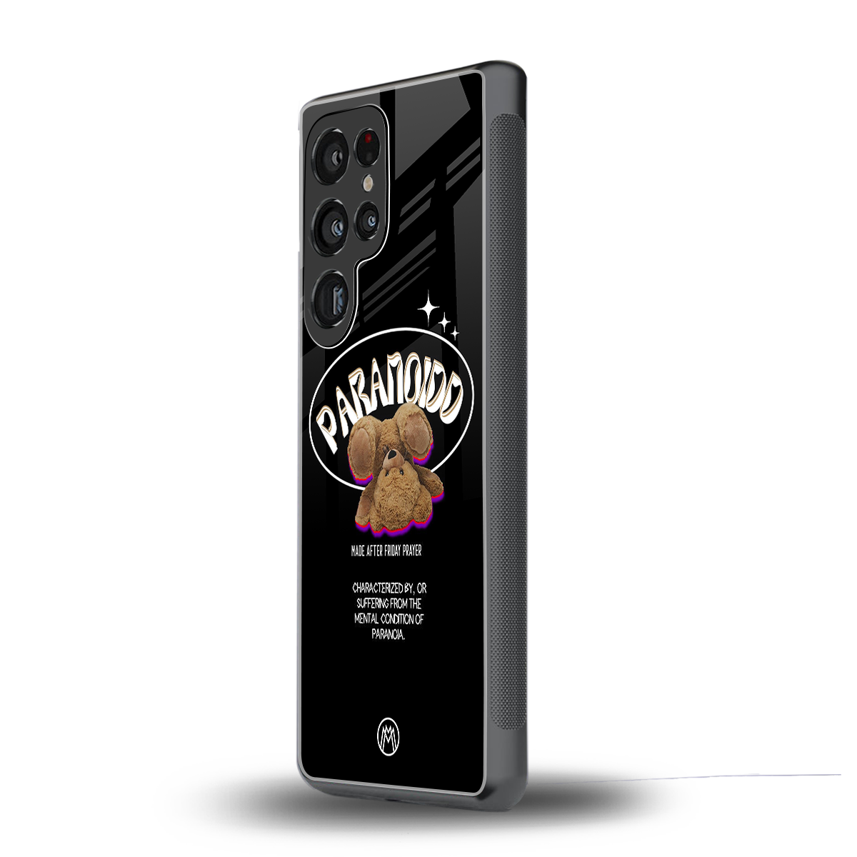 paranoid back phone cover | glass case for samsung galaxy s25 ultra