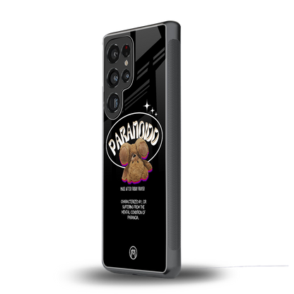 paranoid back phone cover | glass case for samsung galaxy s25 ultra