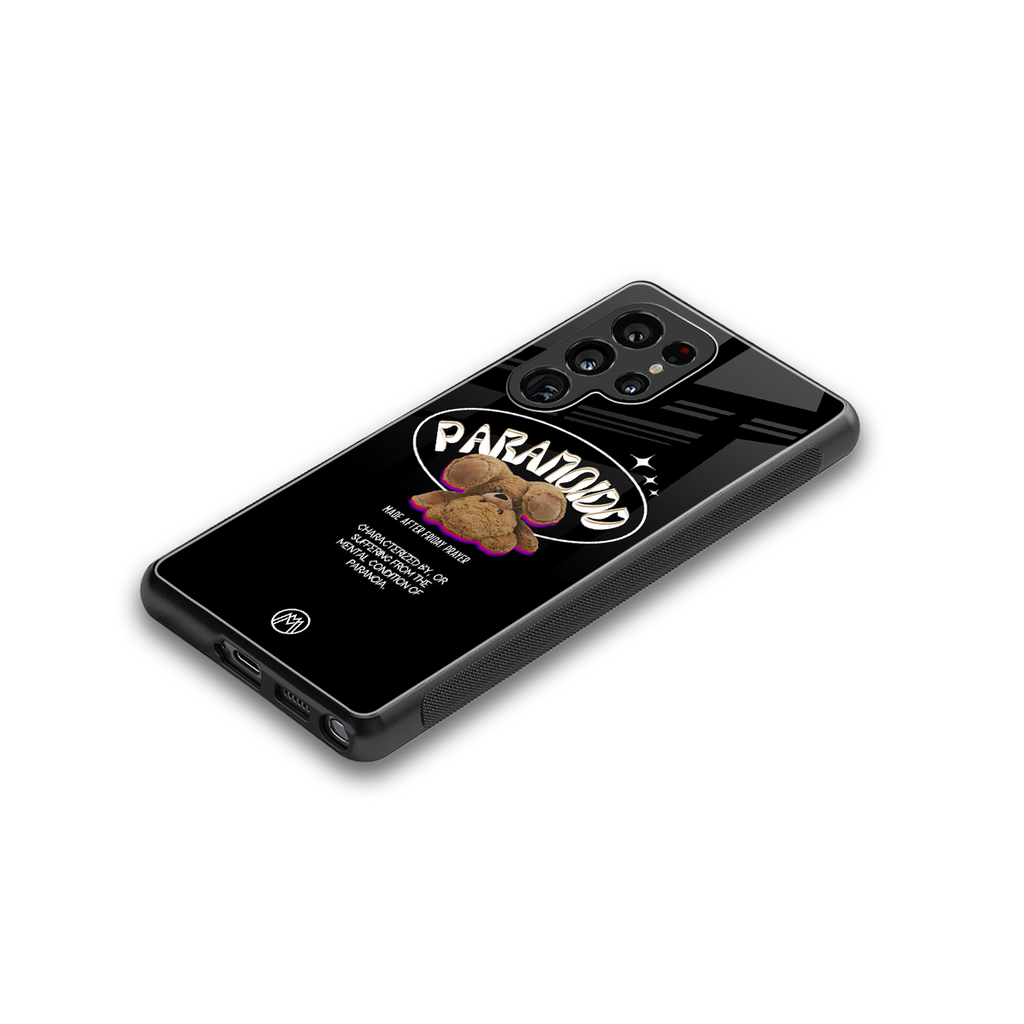 paranoid back phone cover | glass case for samsung galaxy s25 ultra
