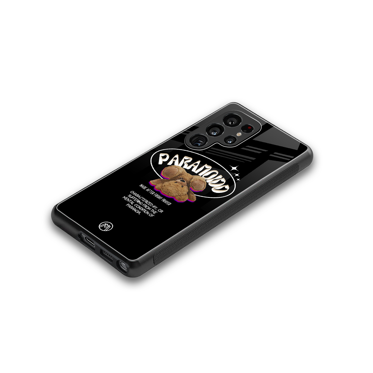 paranoid back phone cover | glass case for samsung galaxy s25 ultra