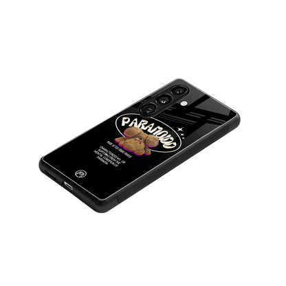 paranoid back phone cover | glass case for samsung galaxy s23 plus