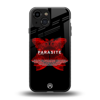 parasite positive back phone cover | glass case for iphone 13 mini