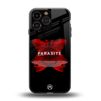 parasite positive back phone cover | glass case for iphone 13 pro max