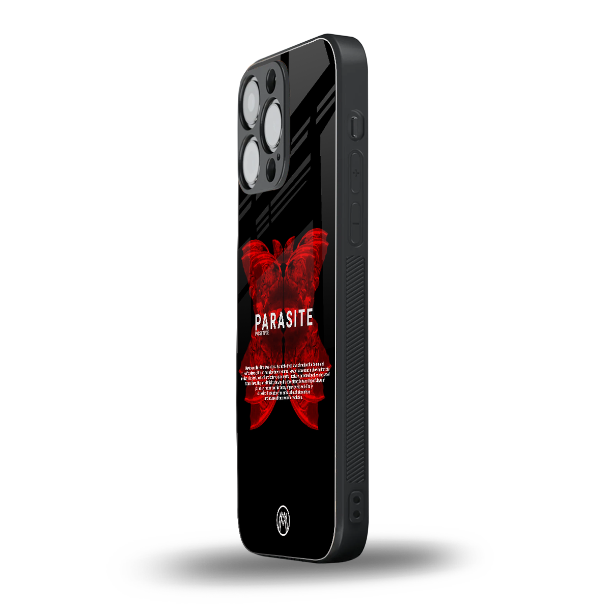 parasite positive back phone cover | glass case for iphone 13 pro max