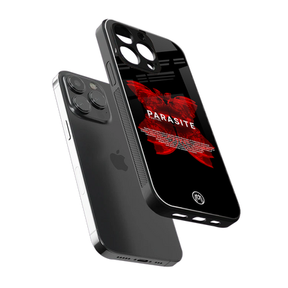 parasite positive back phone cover | glass case for iphone 13 pro