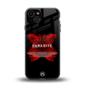 parasite positive back phone cover | glass case for iphone 13
