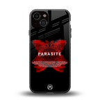 parasite positive back phone cover | glass case for iphone 13