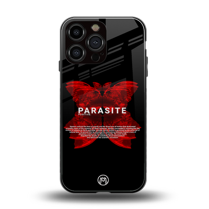parasite positive back phone cover | glass case for iphone 14 pro max