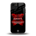 parasite positive back phone cover | glass case for iphone 15
