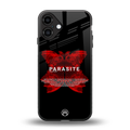parasite positive back phone cover | glass case for iphone 16 plus