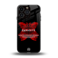 parasite positive back phone cover | glass case for iphone 16 pro
